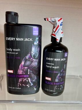 Limited Edition Marvel Black Panther "Every Man Jack" Body/Hand Wash (Full) NWOT